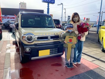 Ｔ様ハスラーご納車おめでとうございます！！